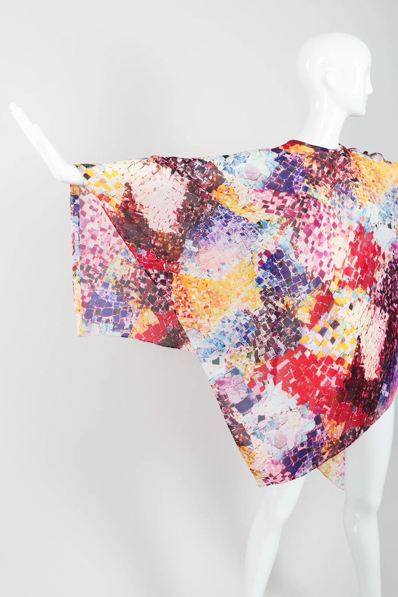 Rainbow Mosaic Poncho