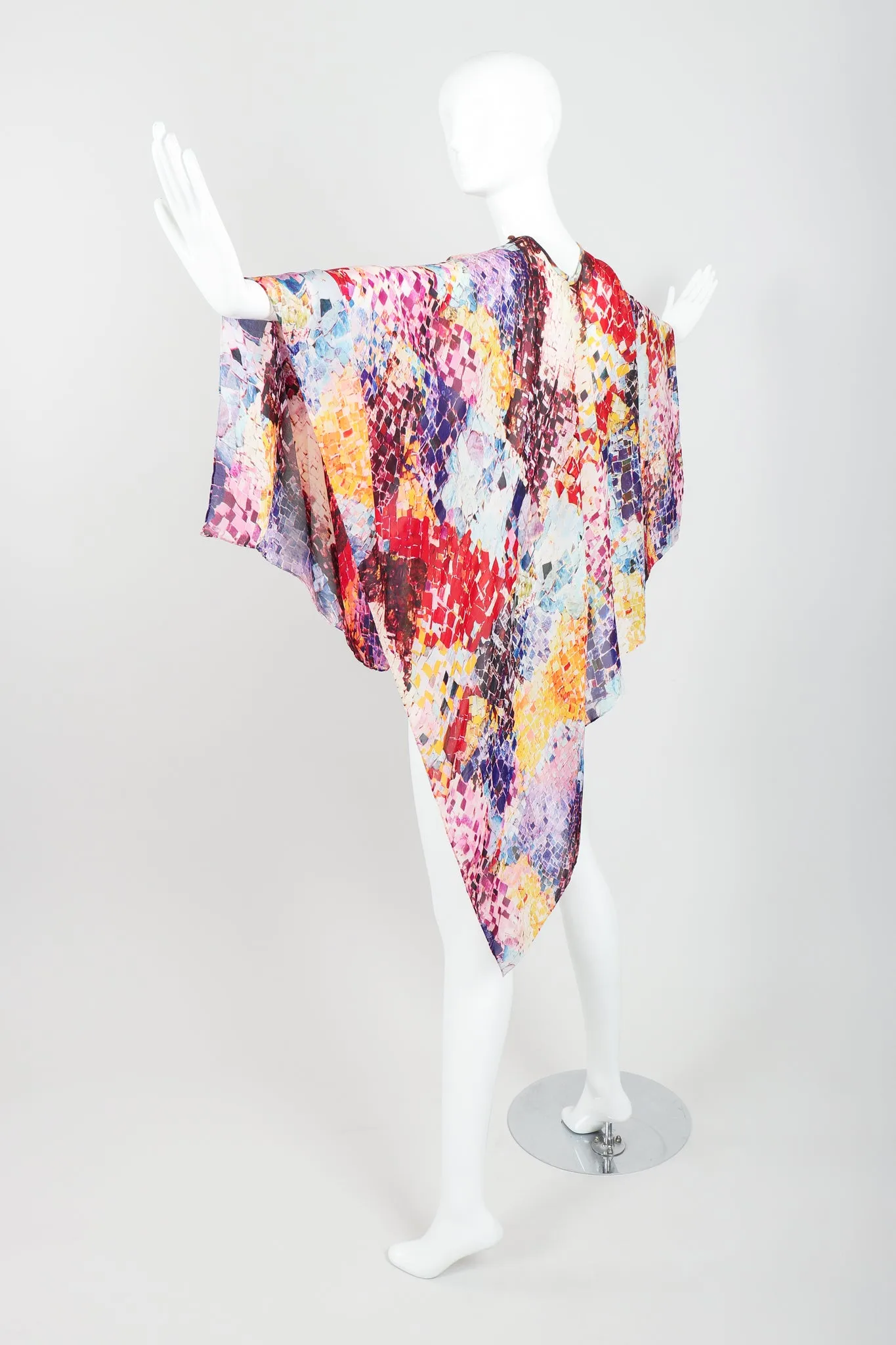 Rainbow Mosaic Poncho