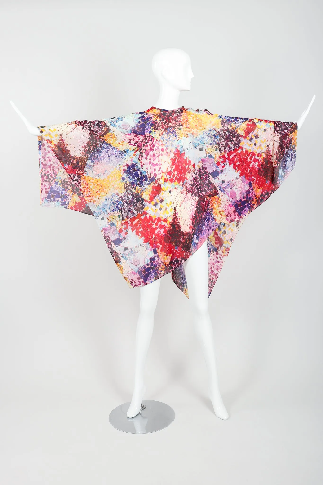 Rainbow Mosaic Poncho