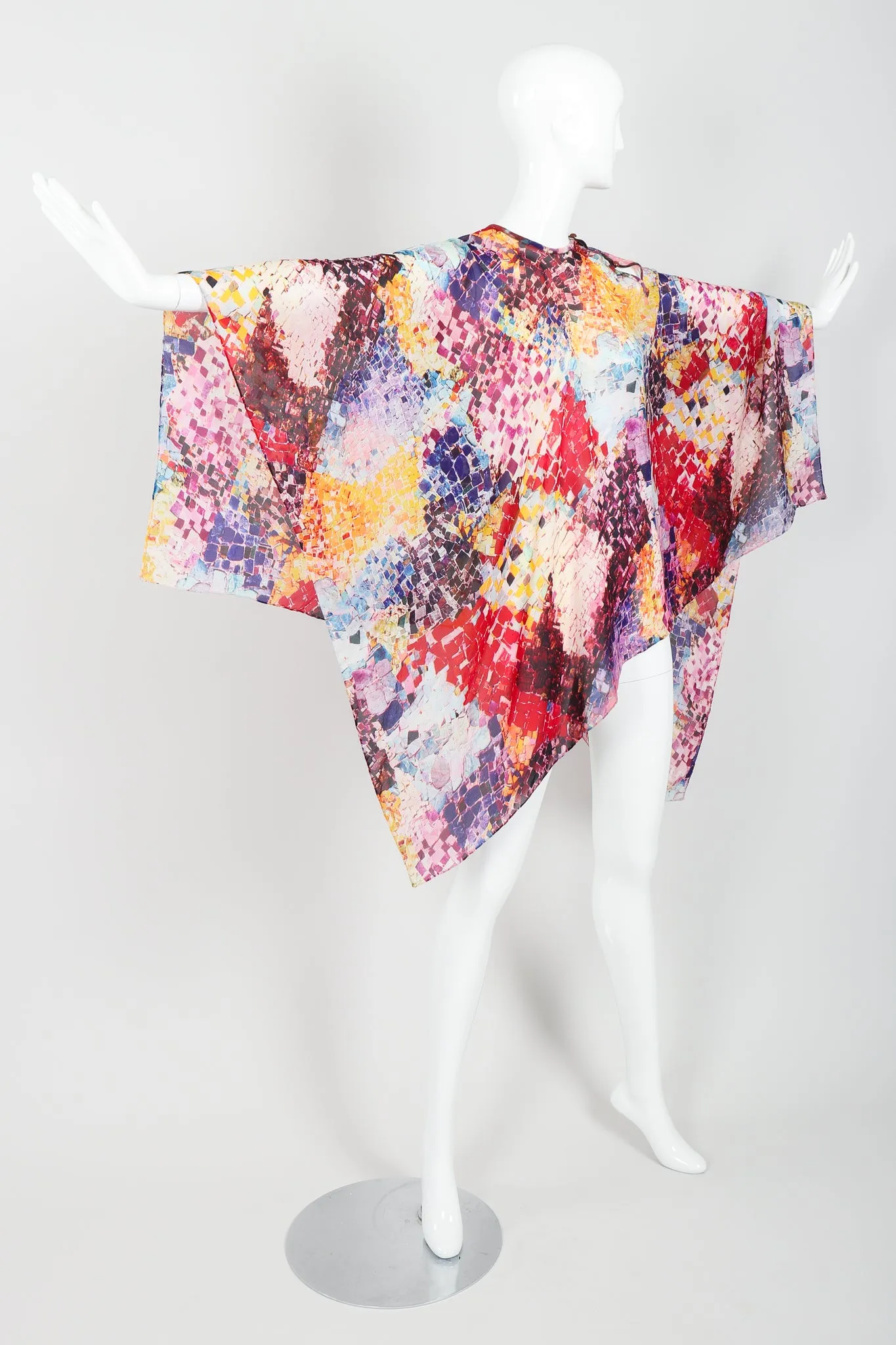 Rainbow Mosaic Poncho