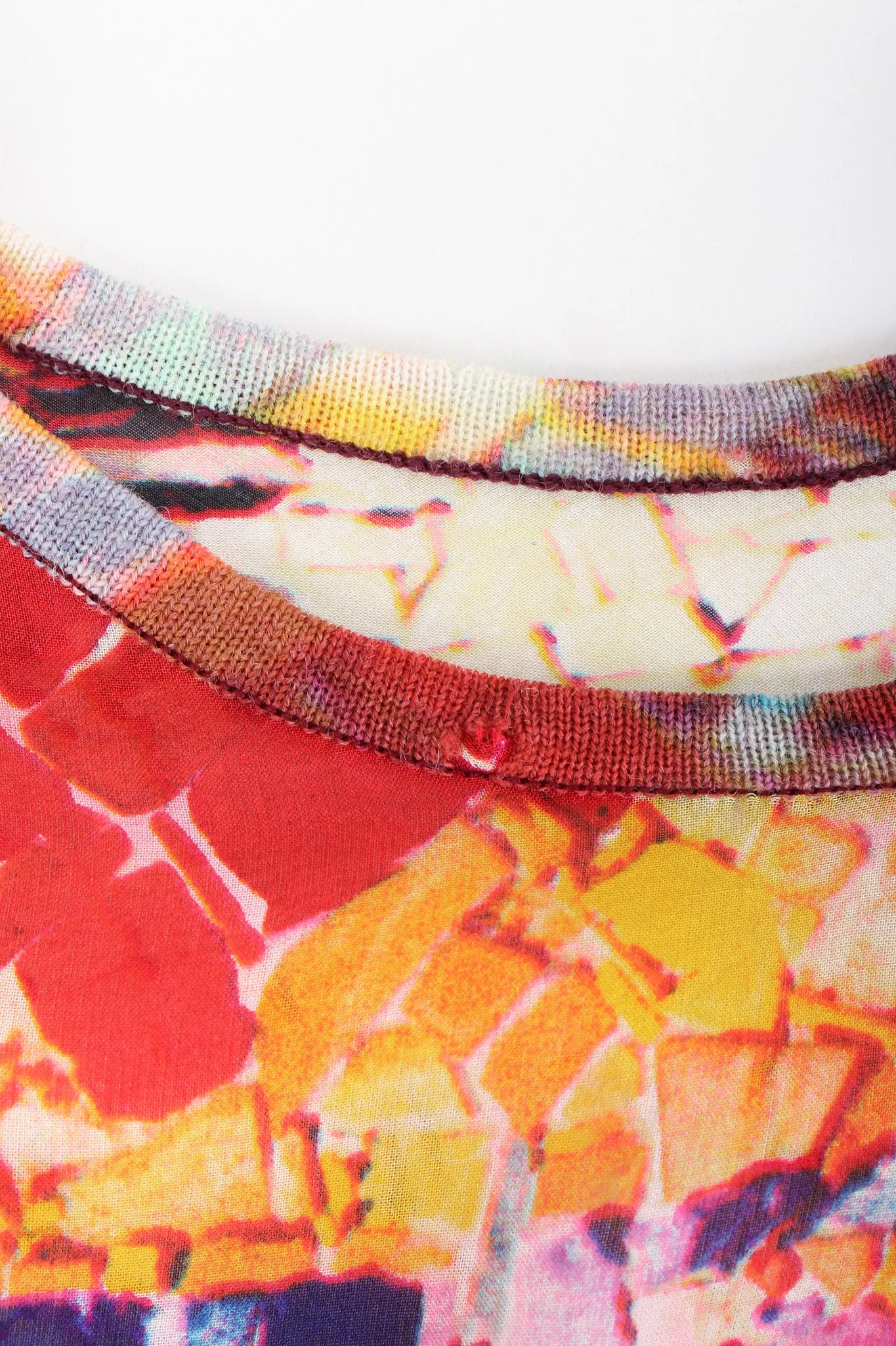 Rainbow Mosaic Poncho