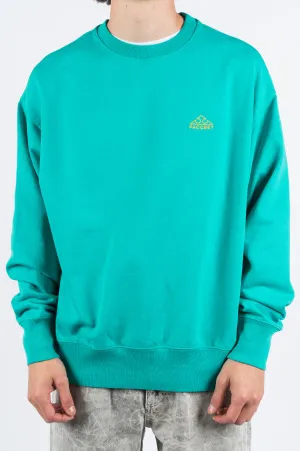 RASSVET EMBROIDERED LOGO SWEATSHIRT TEAL