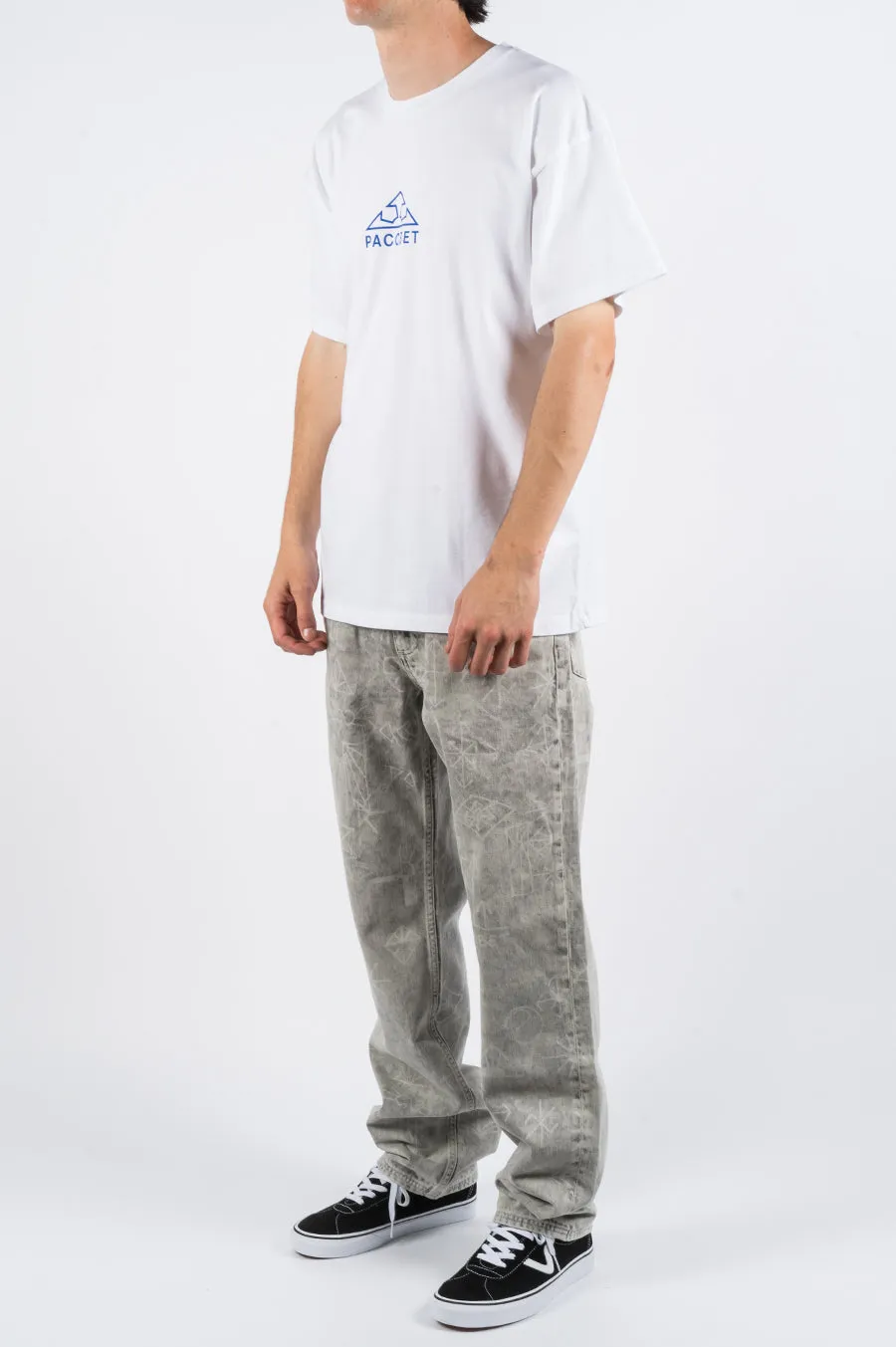 RASSVET LARGE LOGO PRINT TSHIRT WHITE