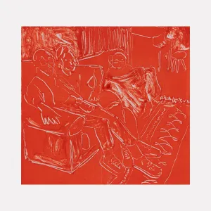 Red Living Room II