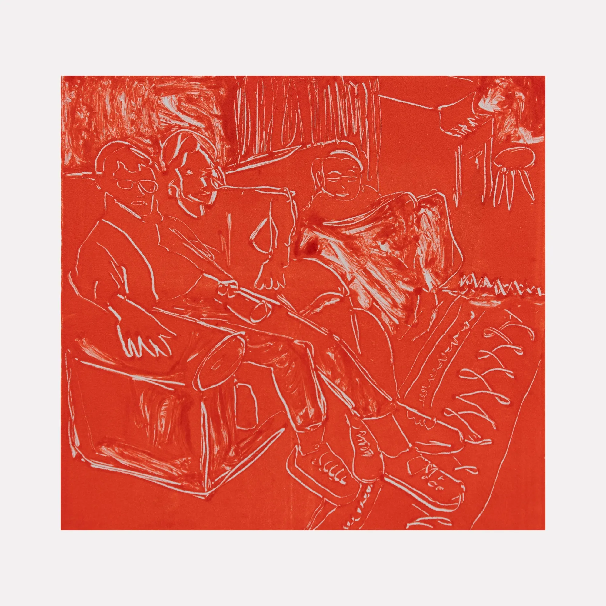 Red Living Room II