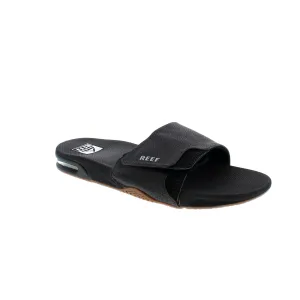 Reef Fanning Slide - Black/Silver