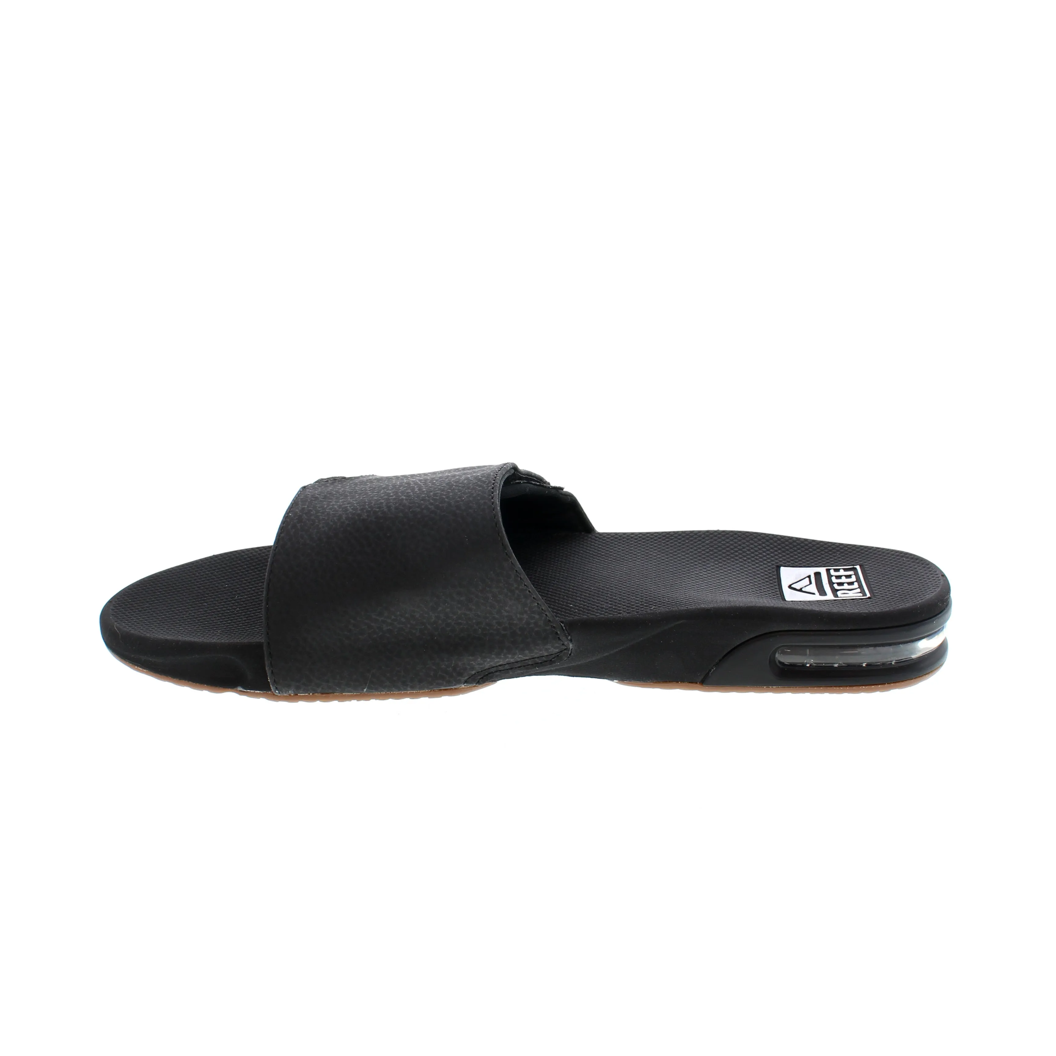 Reef Fanning Slide - Black/Silver