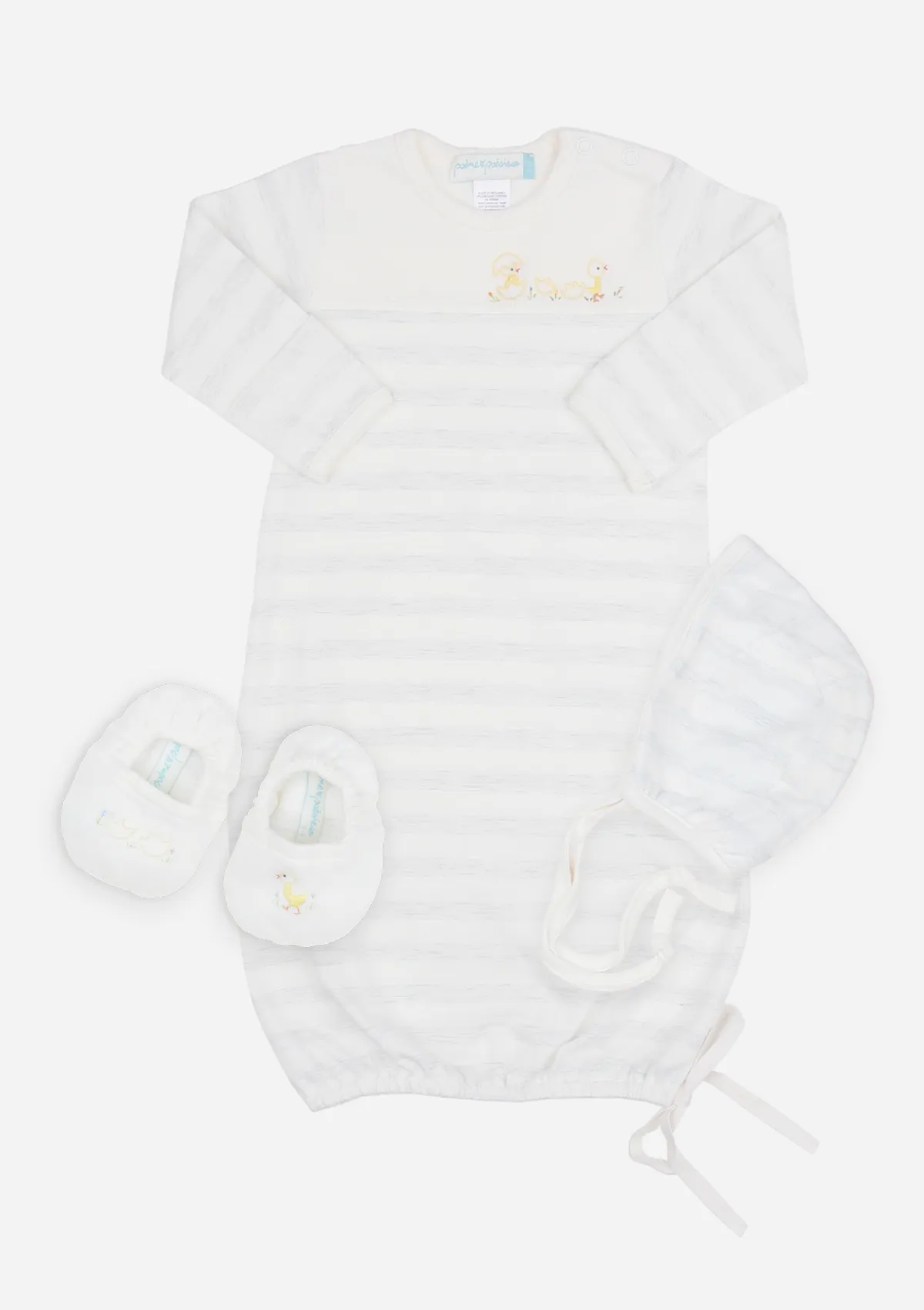 Reversible Hatchling Booties, Ivory