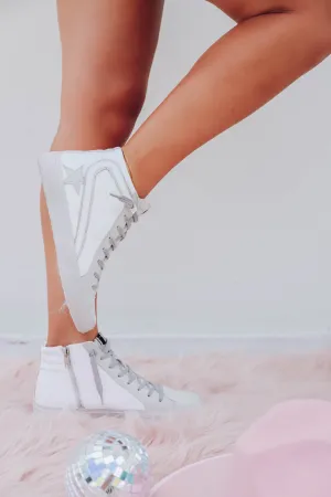 Roxanne High Top Sneaker by Shu Shop - Off White