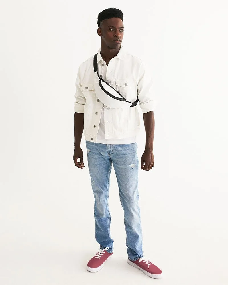 Shaded Midtone Pink Canvas Sneakers | Men's | C0M80Y40K30