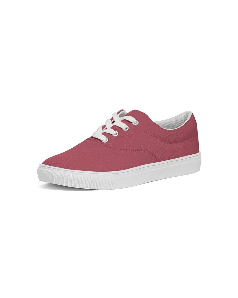 Shaded Midtone Pink Canvas Sneakers | Men's | C0M80Y40K30