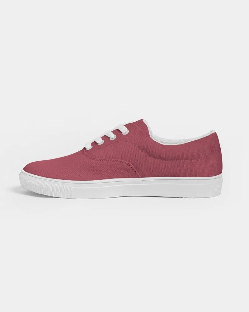 Shaded Midtone Pink Canvas Sneakers | Men's | C0M80Y40K30