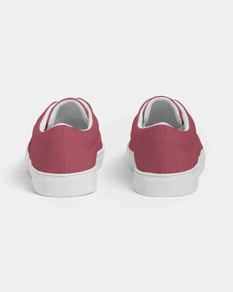 Shaded Midtone Pink Canvas Sneakers | Men's | C0M80Y40K30