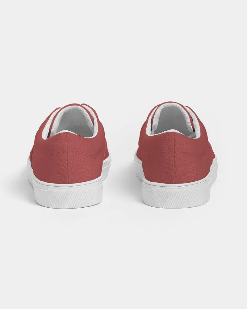 Shaded Midtone Red Canvas Sneakers | Men's | C0M80Y60K30