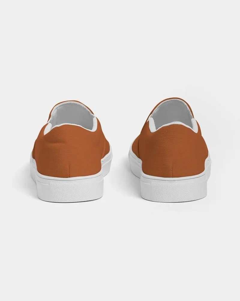 Shaded Orange Slip-On Canvas Sneakers | Men's | C0M75Y100K30