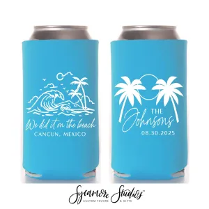 Sip Sip Hooray - Slim 12oz Wedding Can Cooler #95S
