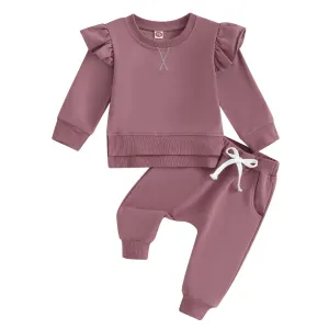 Solid Ruffle - Purple