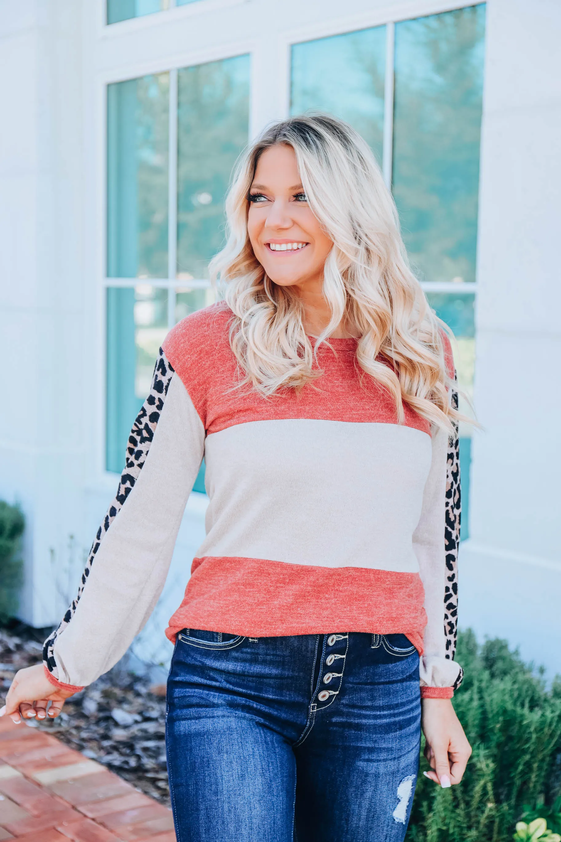 Spiced Leopard Top