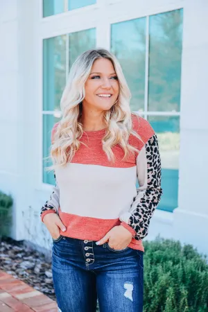 Spiced Leopard Top