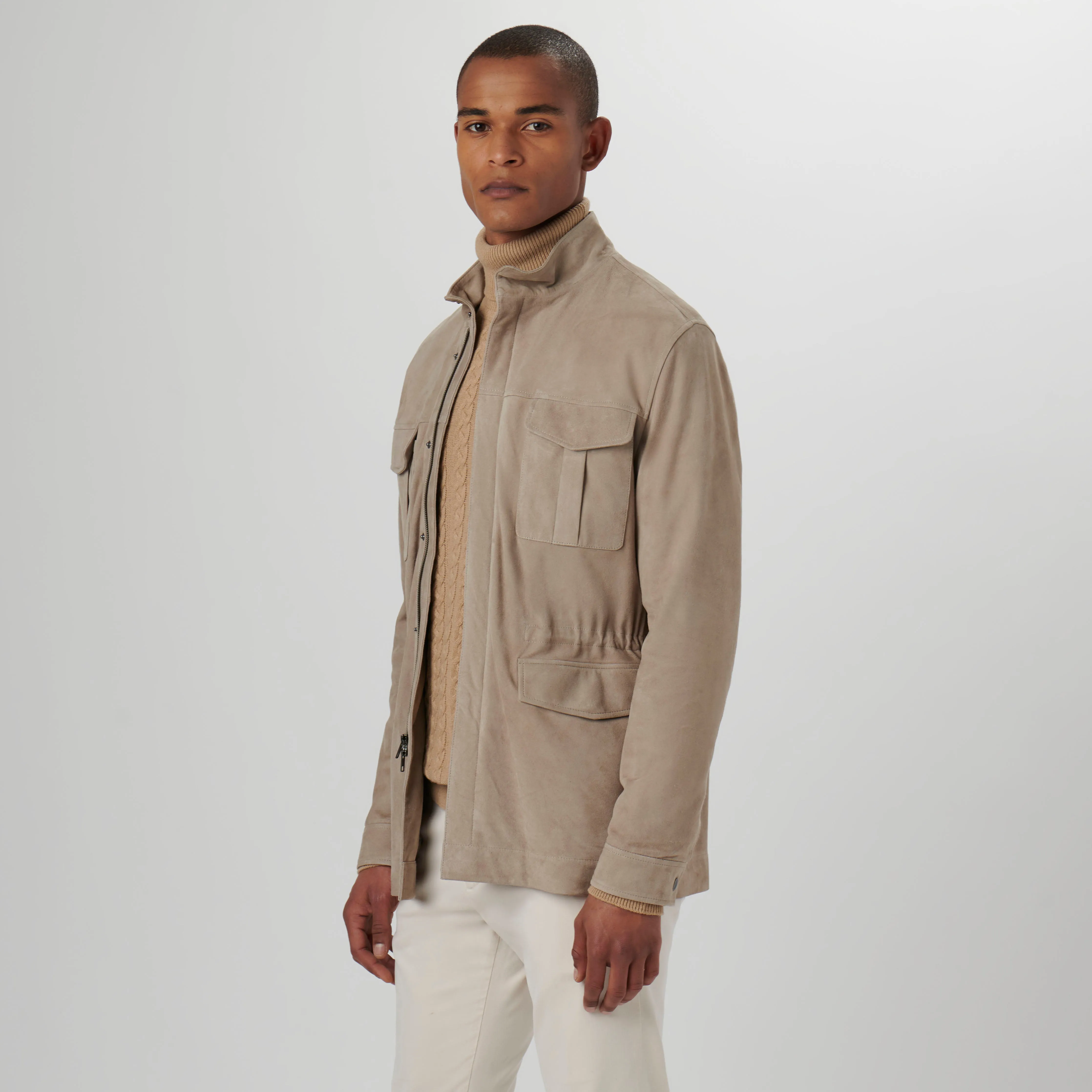Suede Field Jacket
