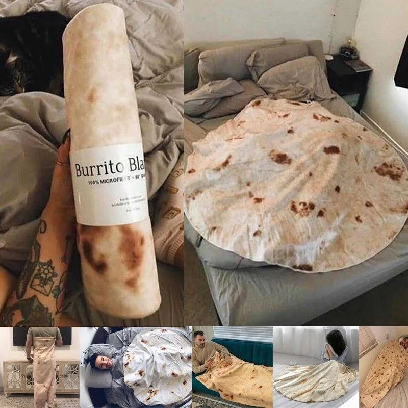 Super Soft Warm Flannel Burrito Blankets 280Gsm