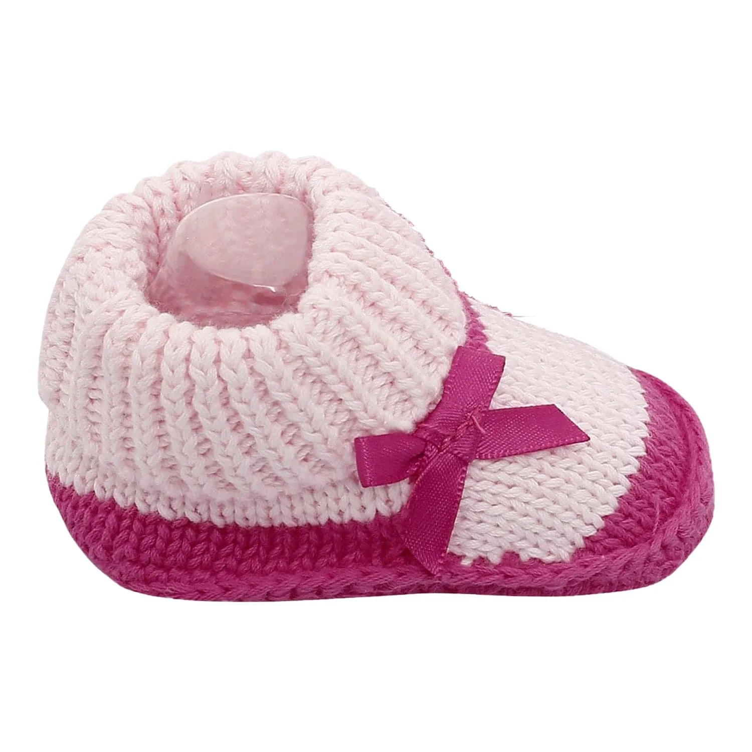 Sweet Bows Pink Socks Booties
