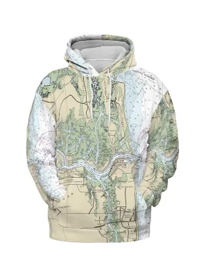 The St Johns River Navigator Hoodie Sweatshirt