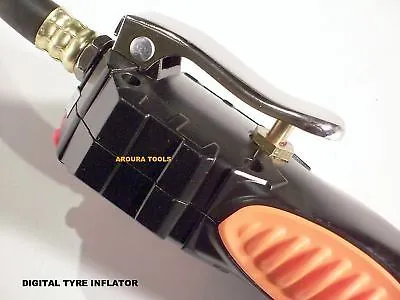 TYRE INFLATOR WITH ELECTRONIC LCD READ-OUT - NEW.