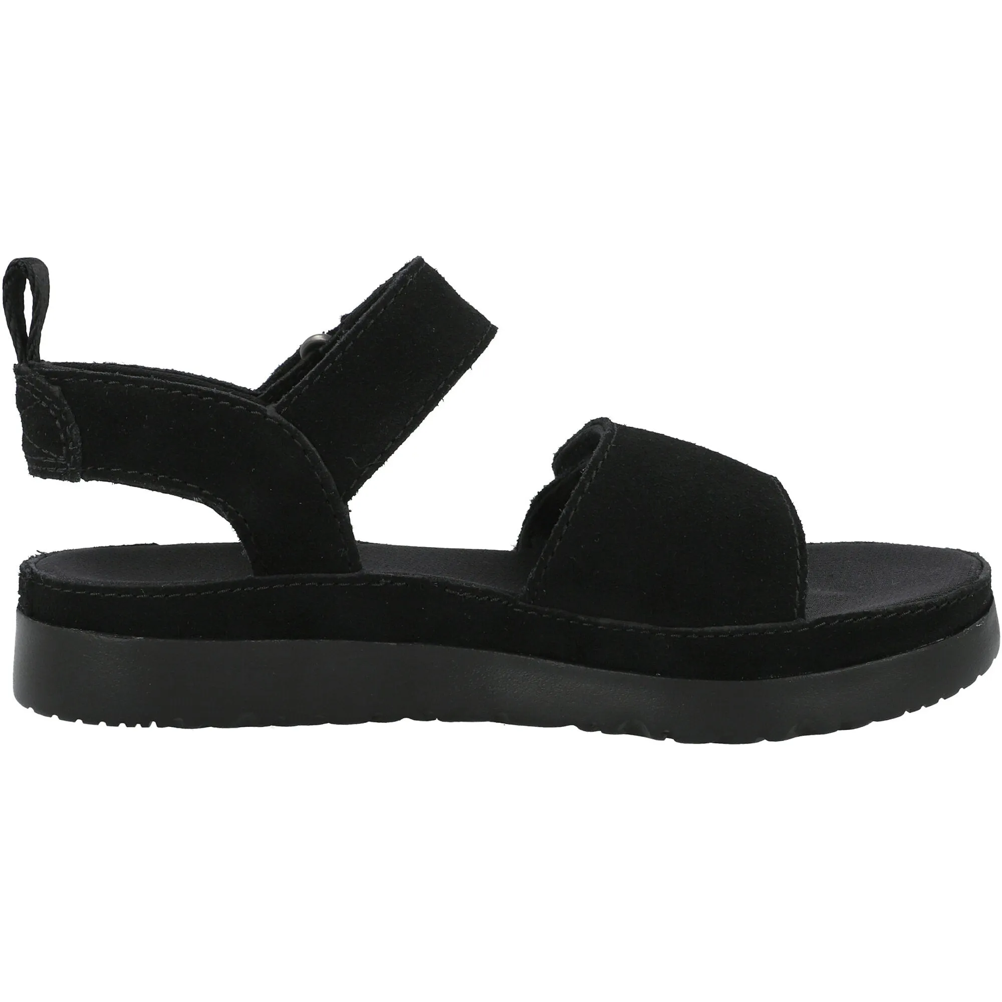 UGG Goldenstar Black Suede Sandals