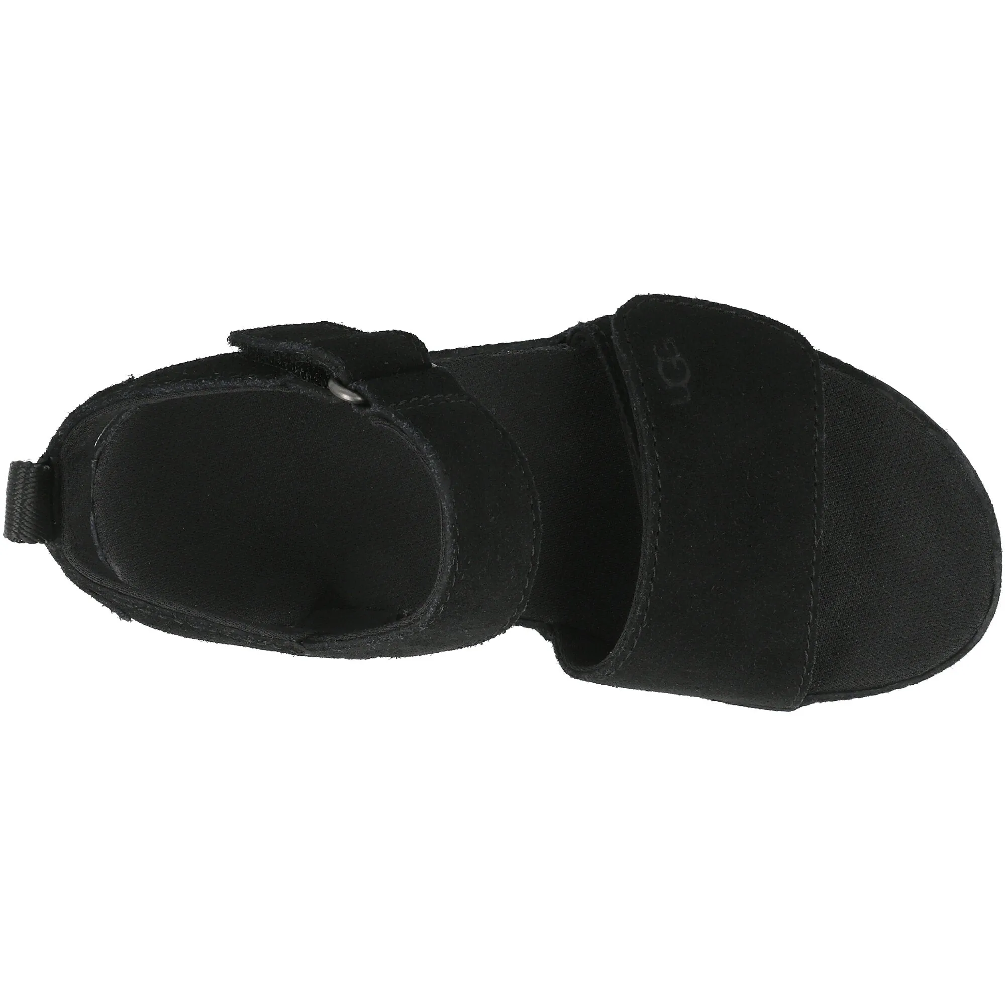 UGG Goldenstar Black Suede Sandals
