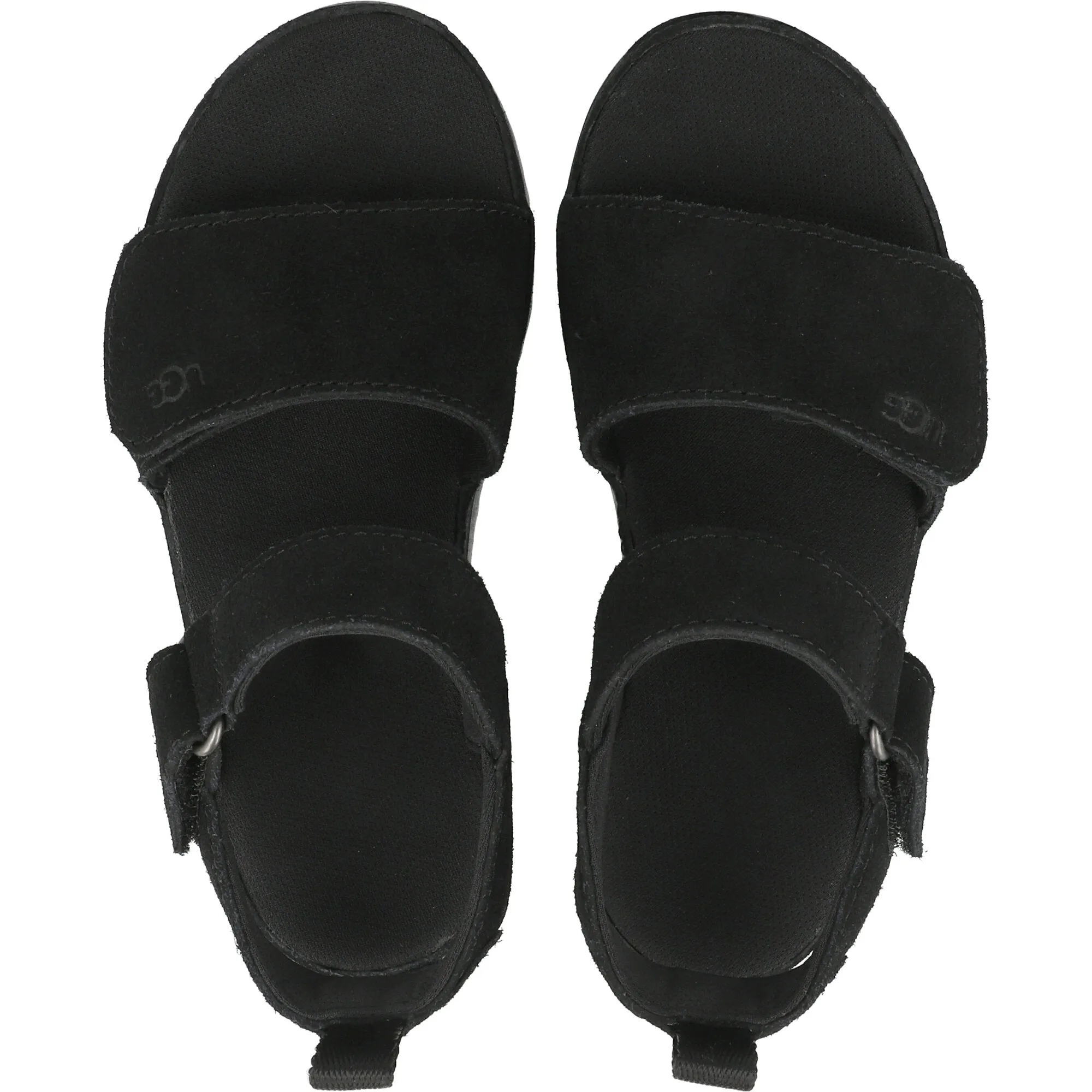 UGG Goldenstar Black Suede Sandals