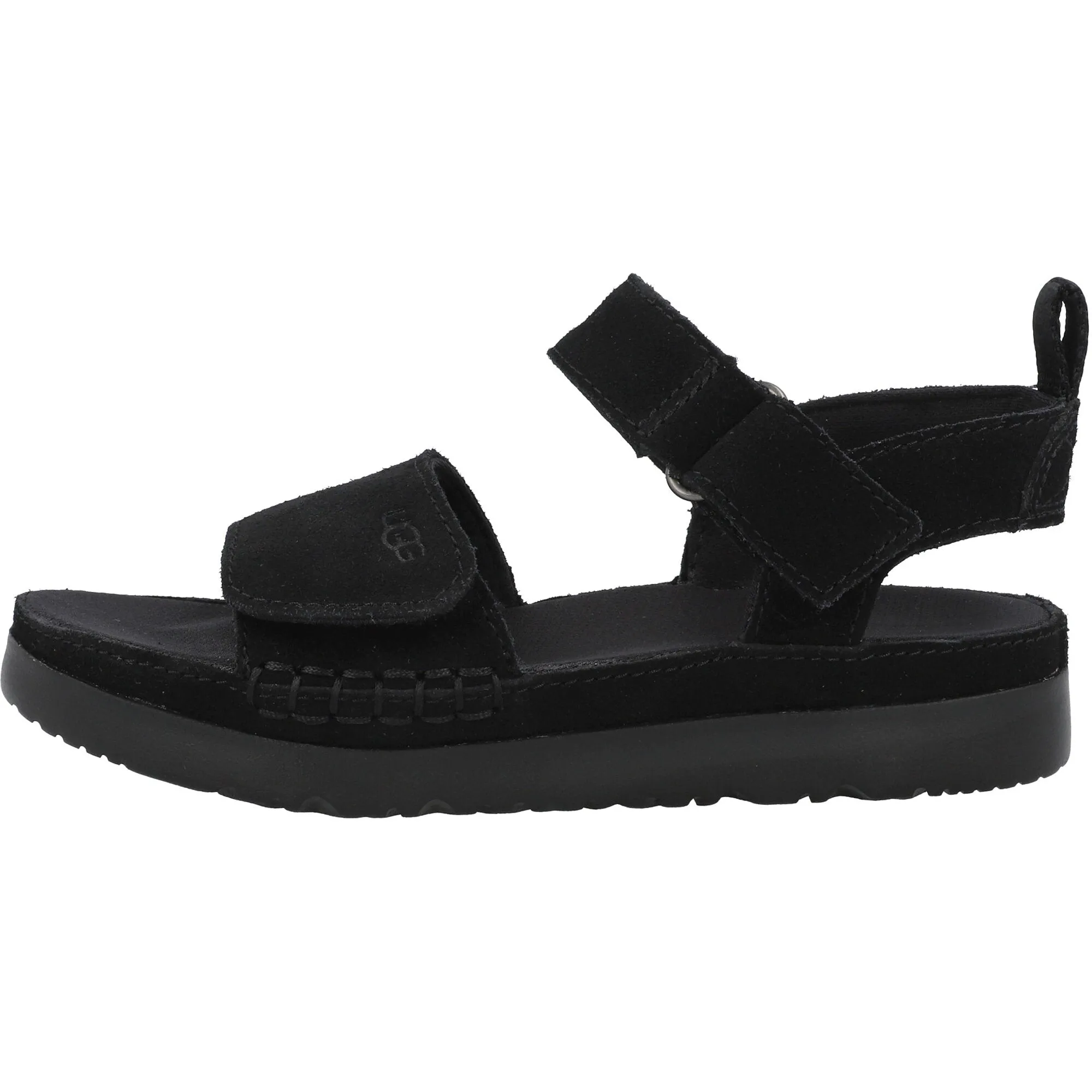 UGG Goldenstar Black Suede Sandals