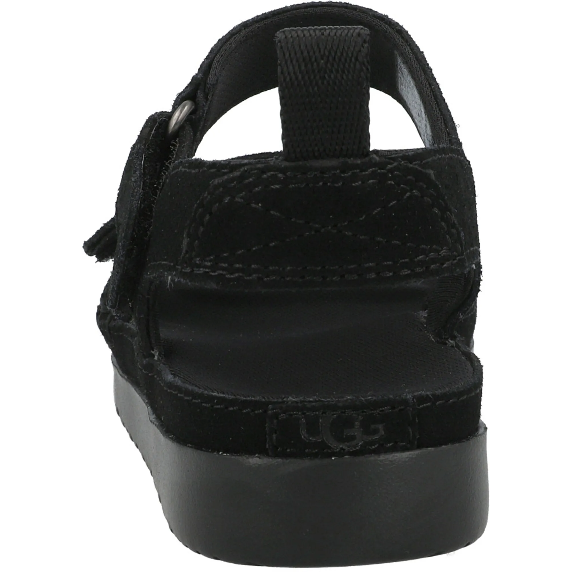 UGG Goldenstar Black Suede Sandals