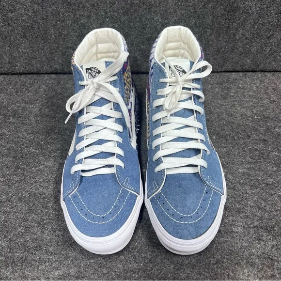 VANS Sk8-Hi Fair Isle Blue/Multicolor Size 9.5 Men’s/ 11 Womens