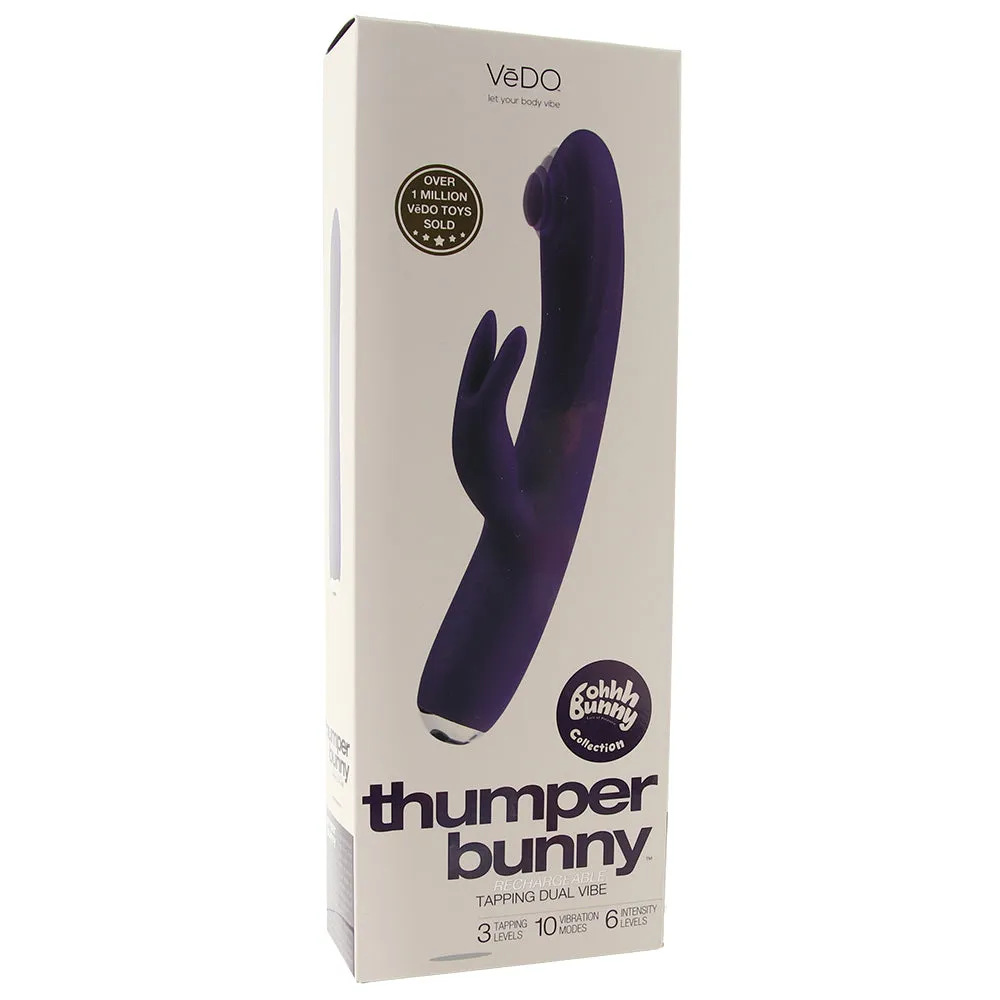 Vedo Thumper Bunny Rechargeable Dual Vibe Pretty Pink