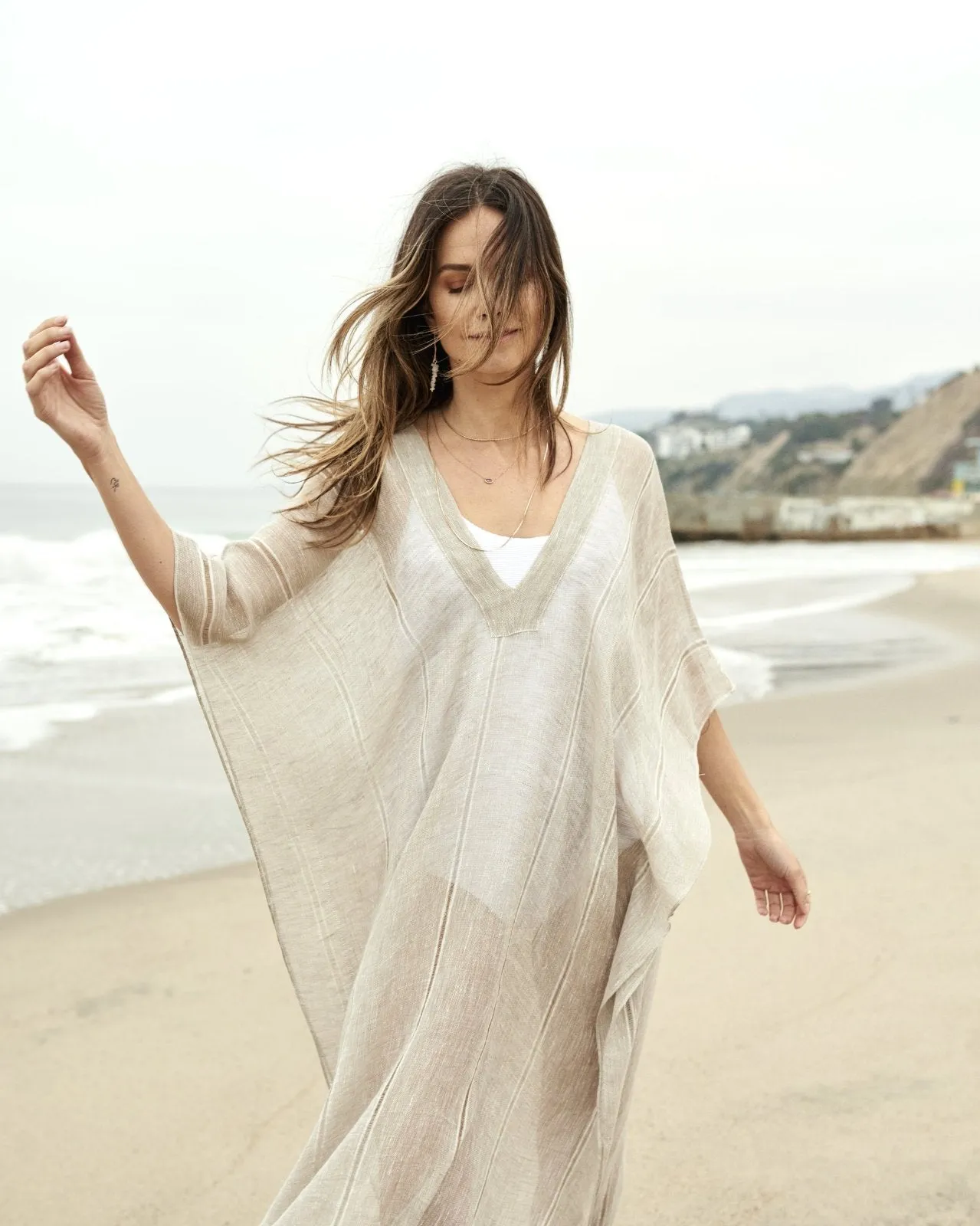 Vinita Caftan - Natural