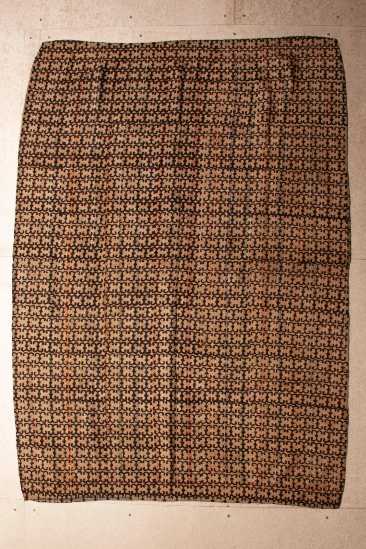 Vintage Dowry Kantha Blanket, #59 - 70"x47"