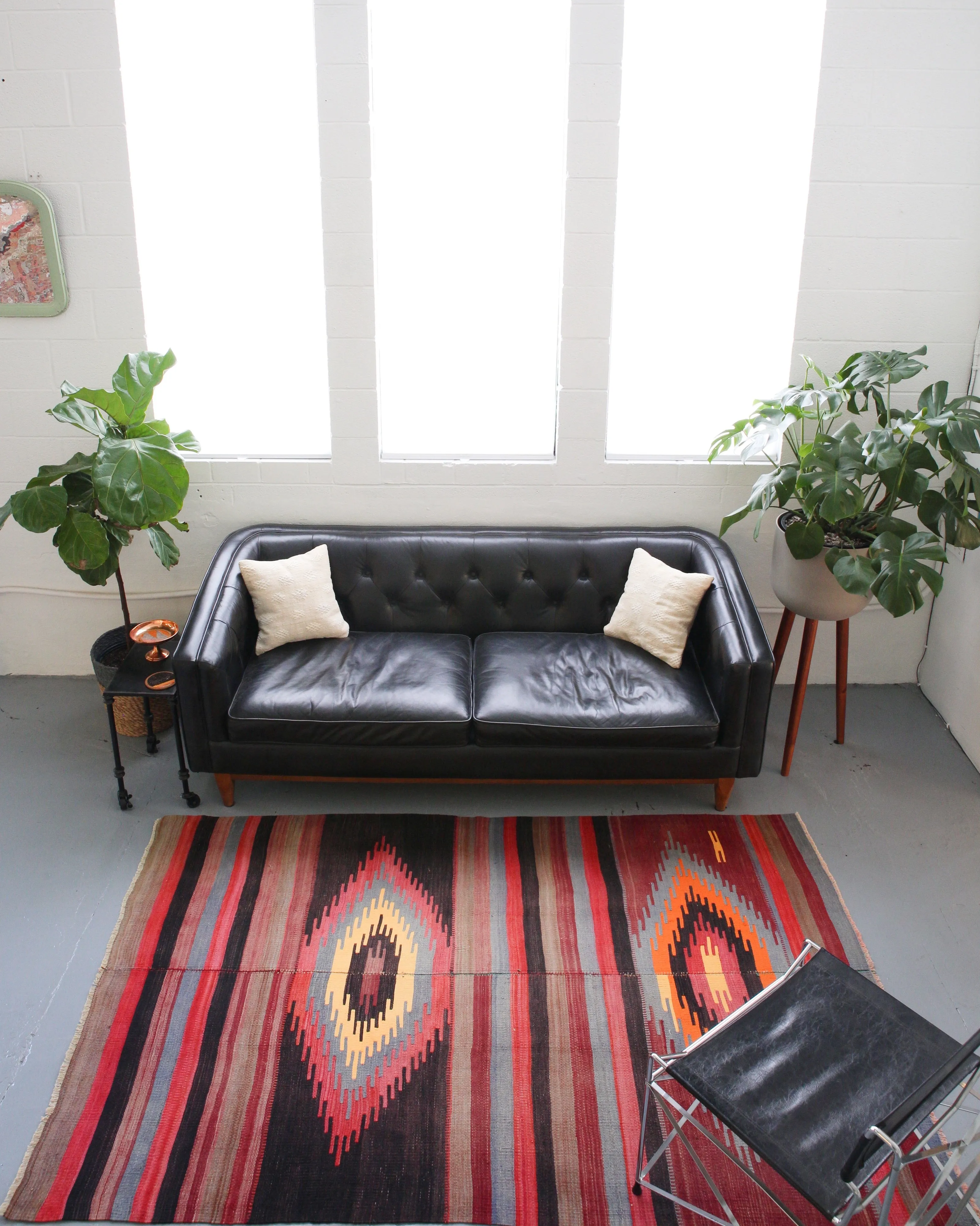 Vintage Turkish Anatolian Kilim Rug