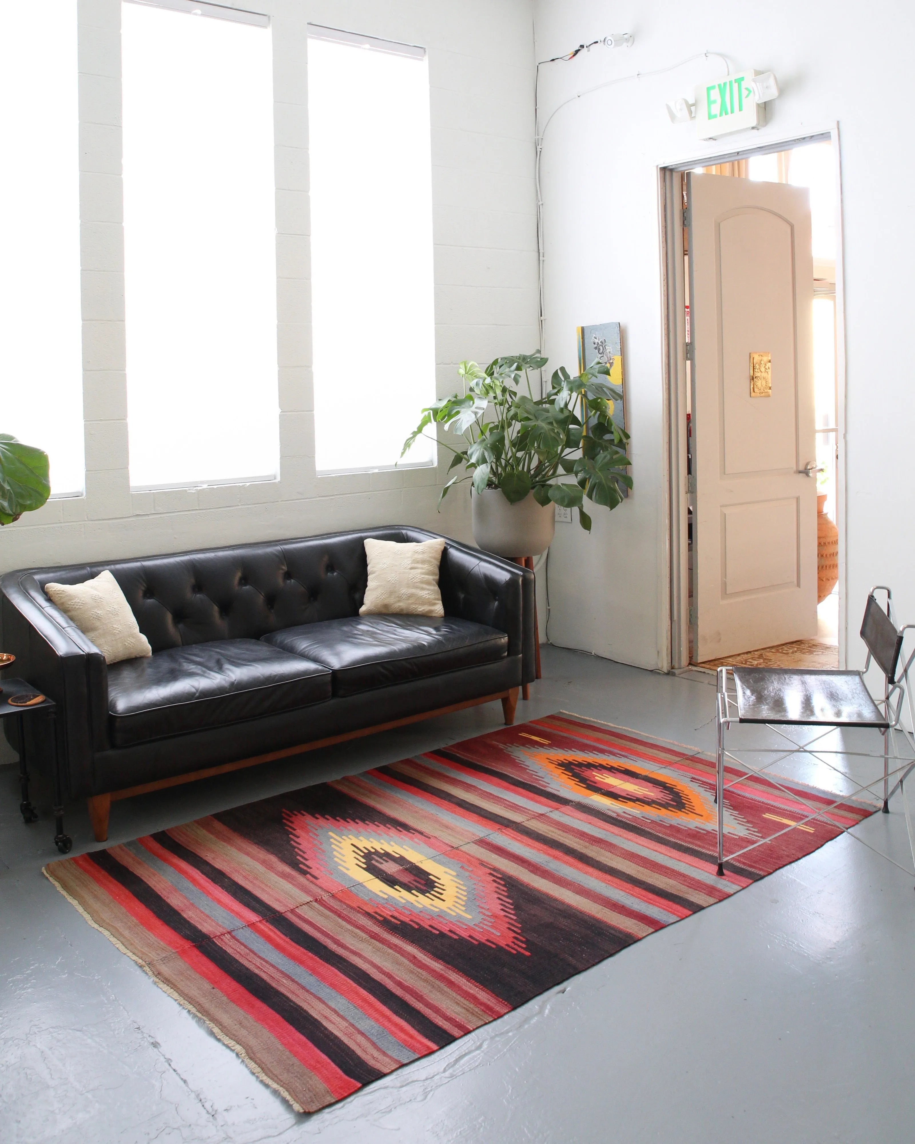 Vintage Turkish Anatolian Kilim Rug