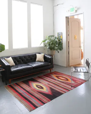 Vintage Turkish Anatolian Kilim Rug