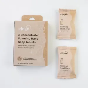 Warm Coconut Foaming Hand Soap Tablets