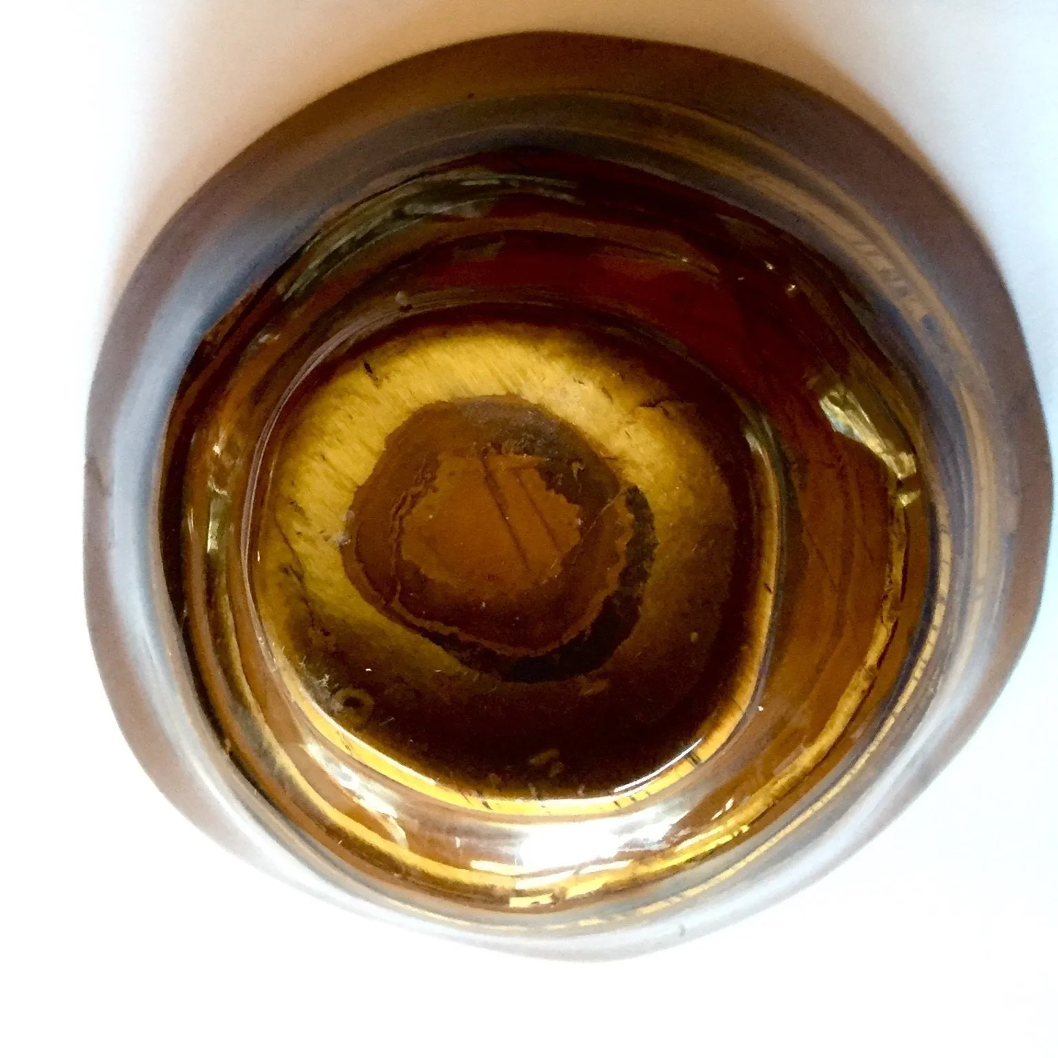 Warm Luster Tigers Eye Dish