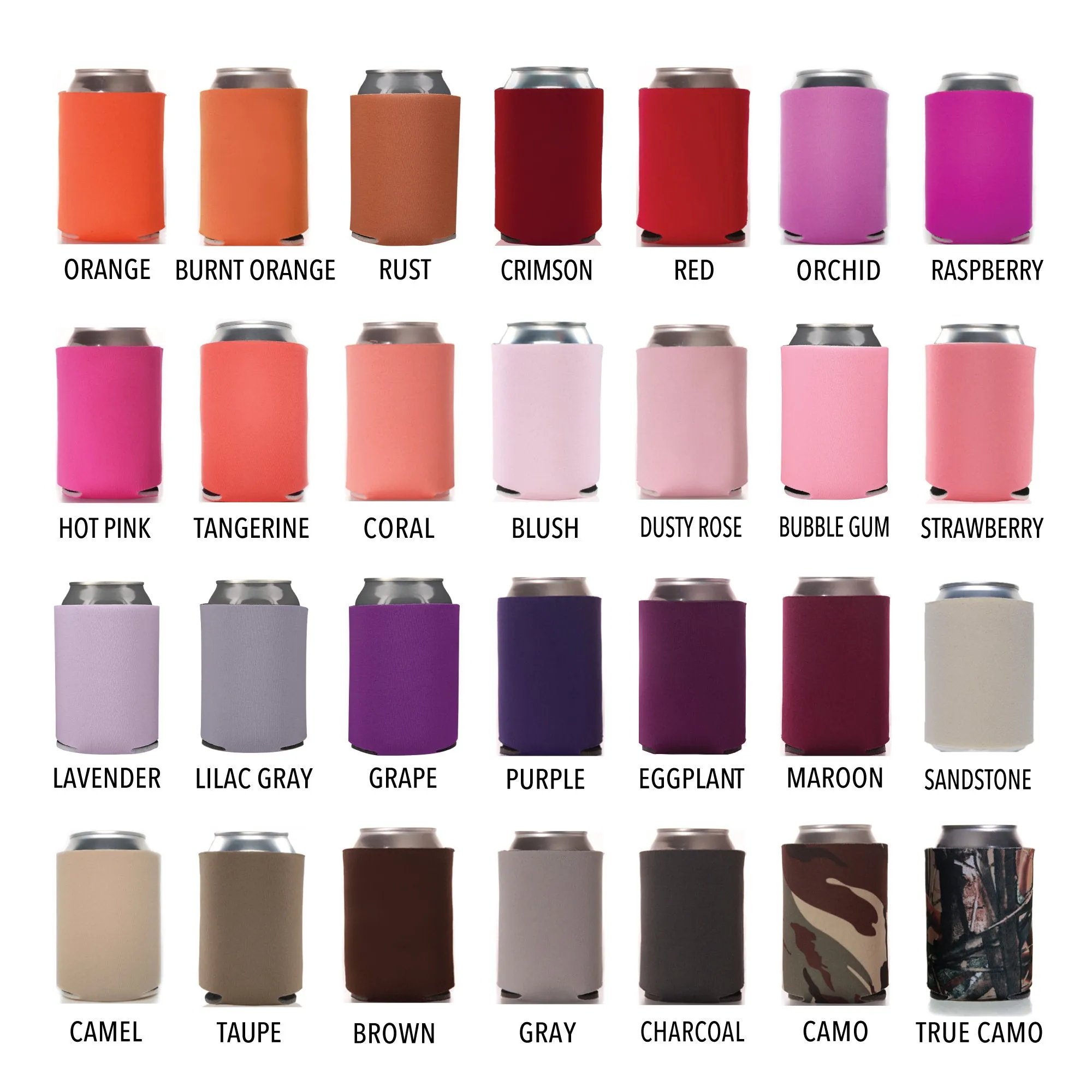 Wedding Can Cooler #33FR - Full Color