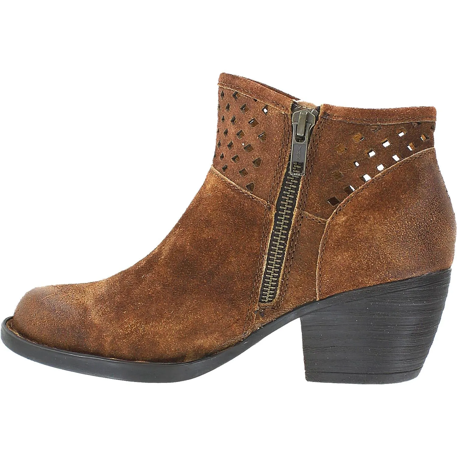 Women's Born Winema Rust Distressed Suede