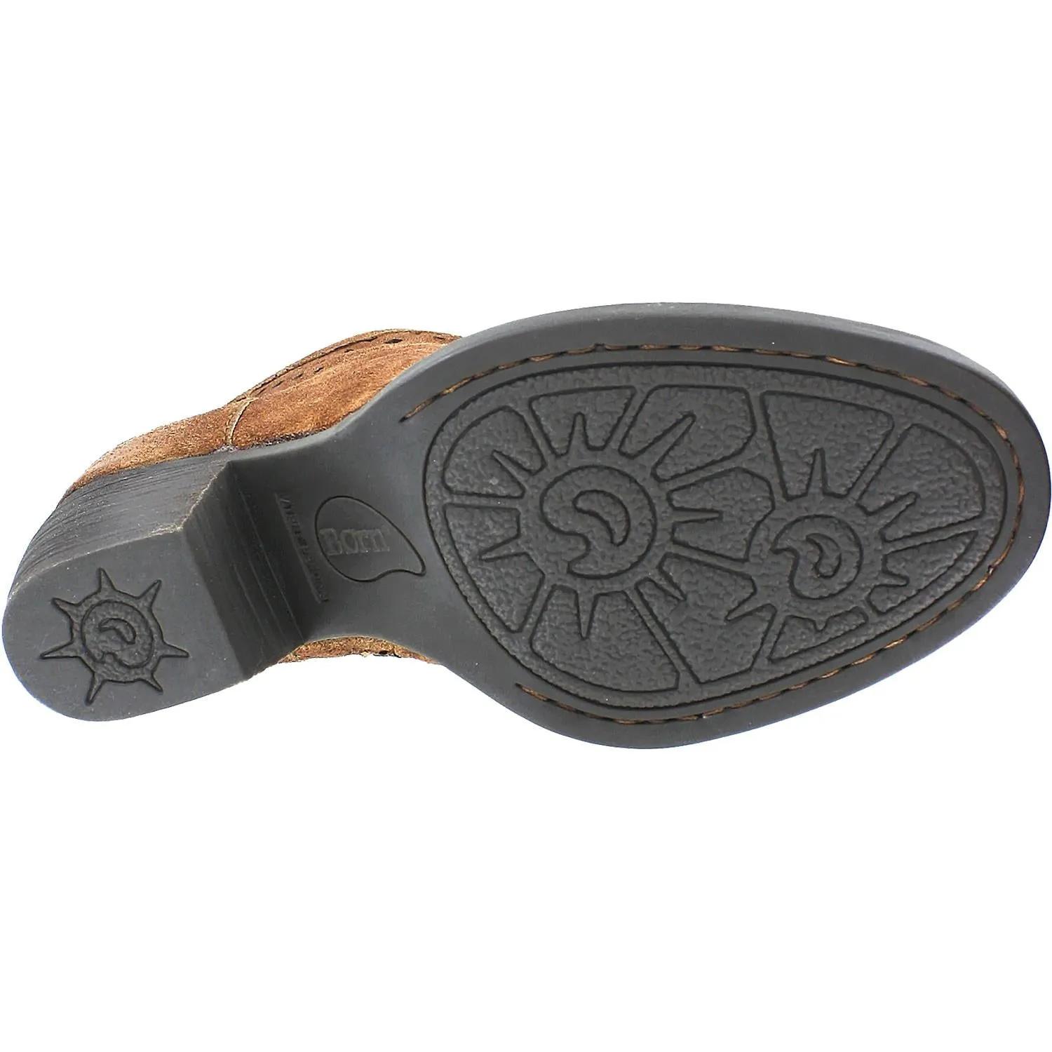 Women's Born Winema Rust Distressed Suede