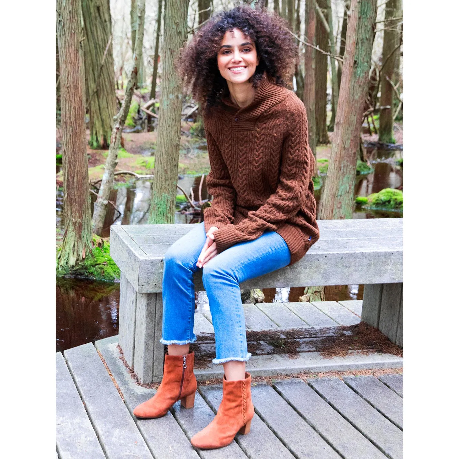 Women's Earth Sparta Cinnamon Suede