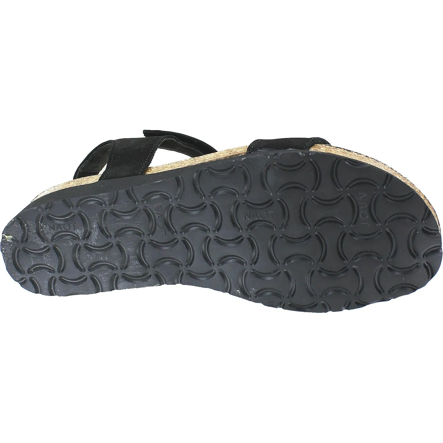 Women's Naot Alba Black Velvet Nubuck