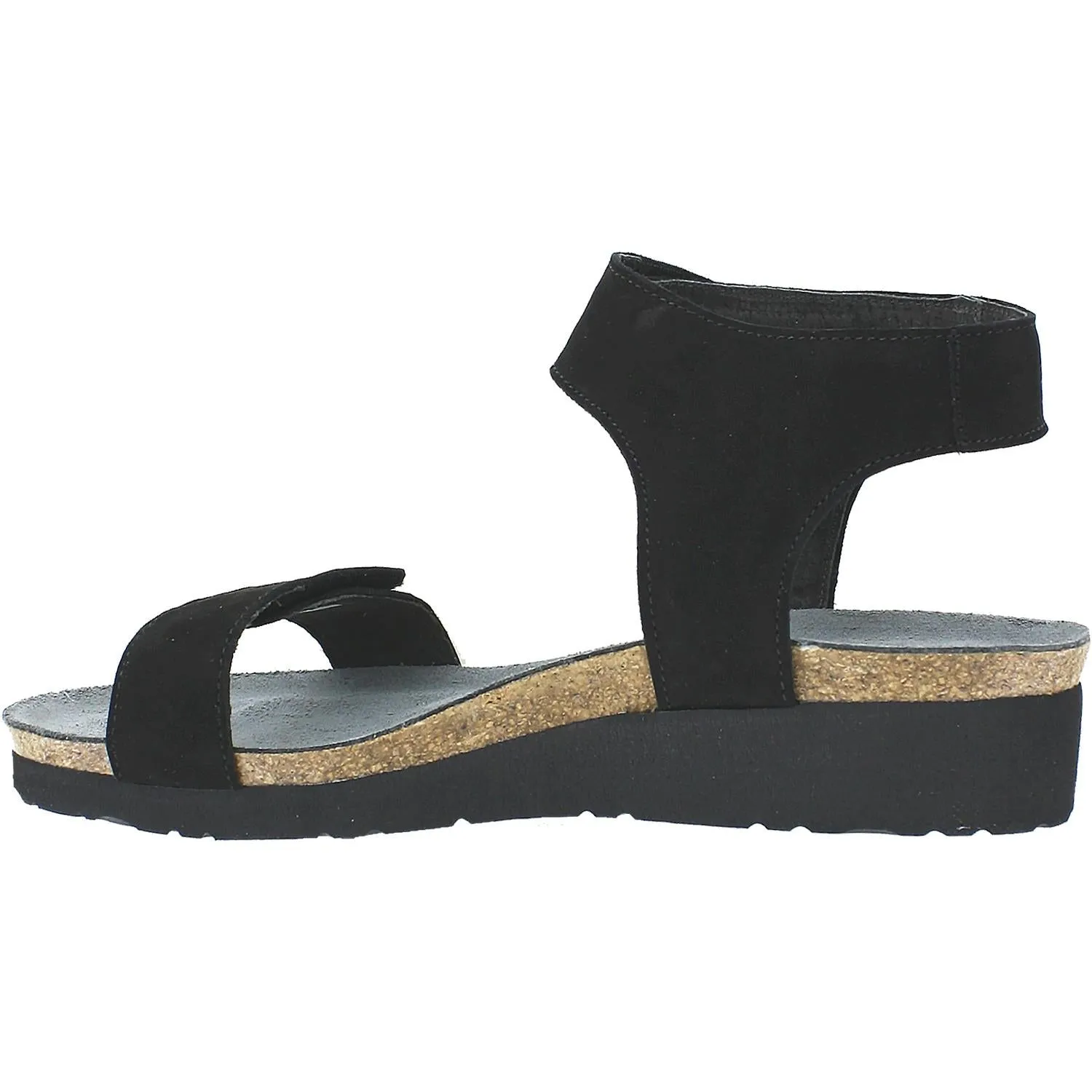 Women's Naot Alba Black Velvet Nubuck