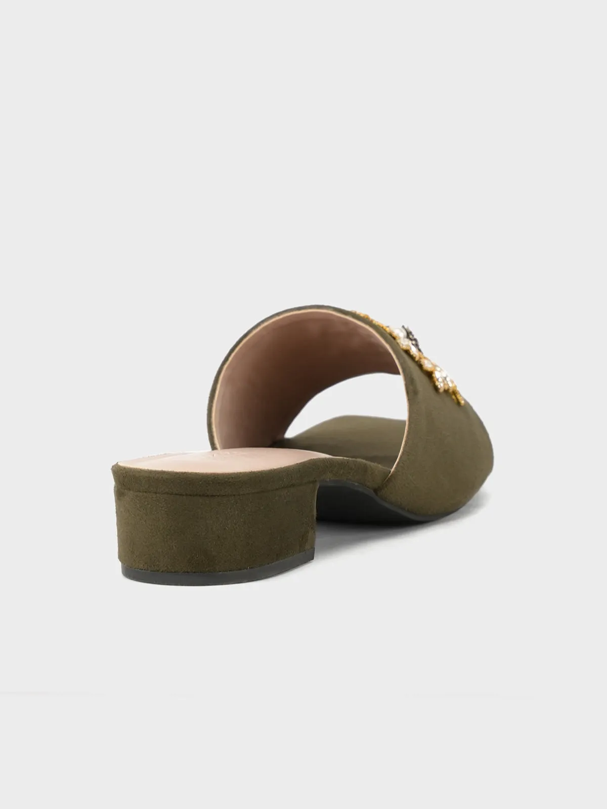 Women's "UMBRIEL" Decorated Slip On Sandals