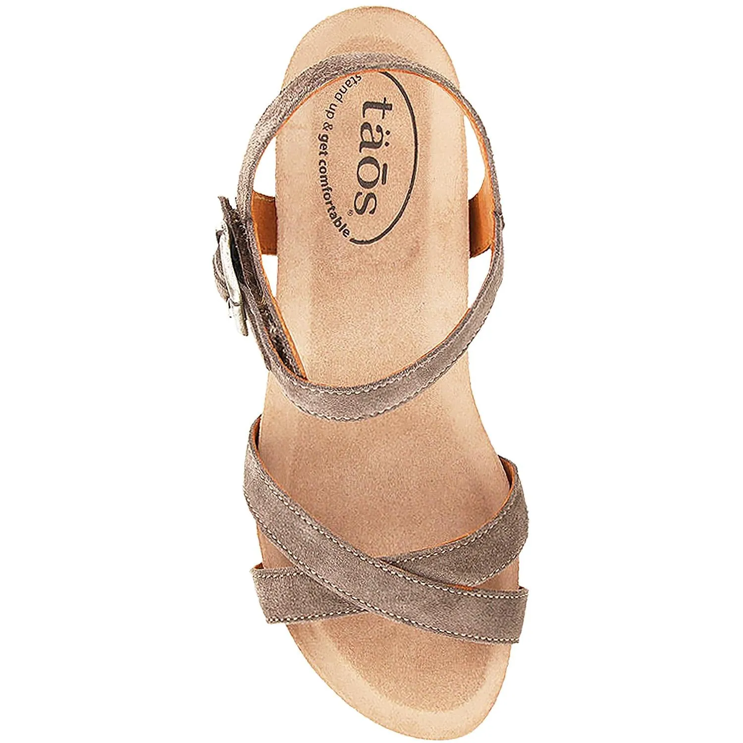 Women's Taos Hey Jute Grey Suede